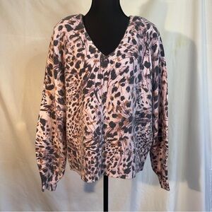 LOFT Printed Sweater – Size M